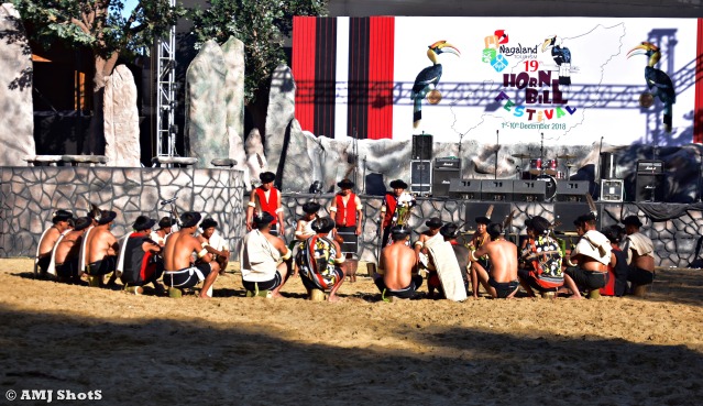 DSC_4059 Chakhesang tribe performing a folk drama or enactment - Tekhezuso.
